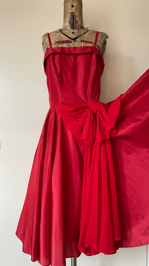 (BRIGITTE BARDOT) party dress sartoriale vintage 80s