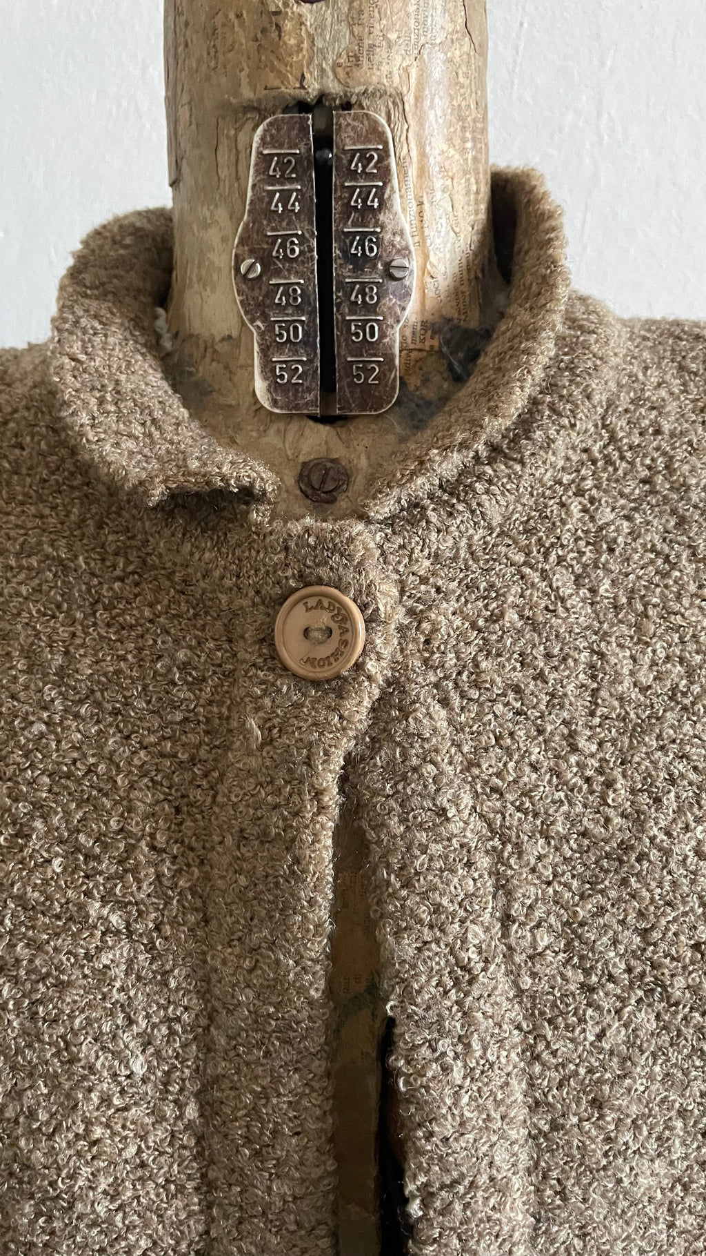 cardigan bouclè deadstock 70s
