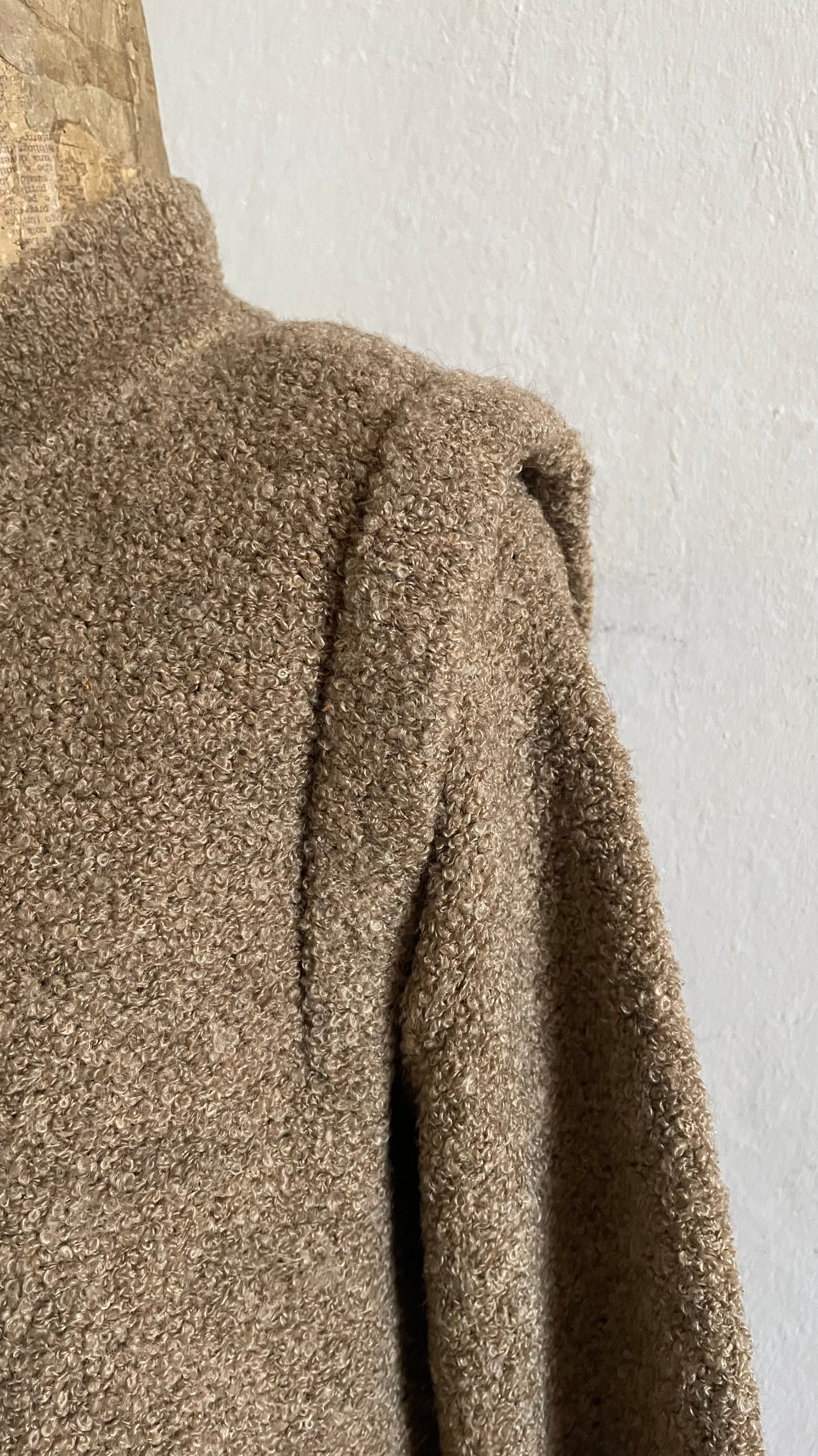 cardigan bouclè deadstock 70s