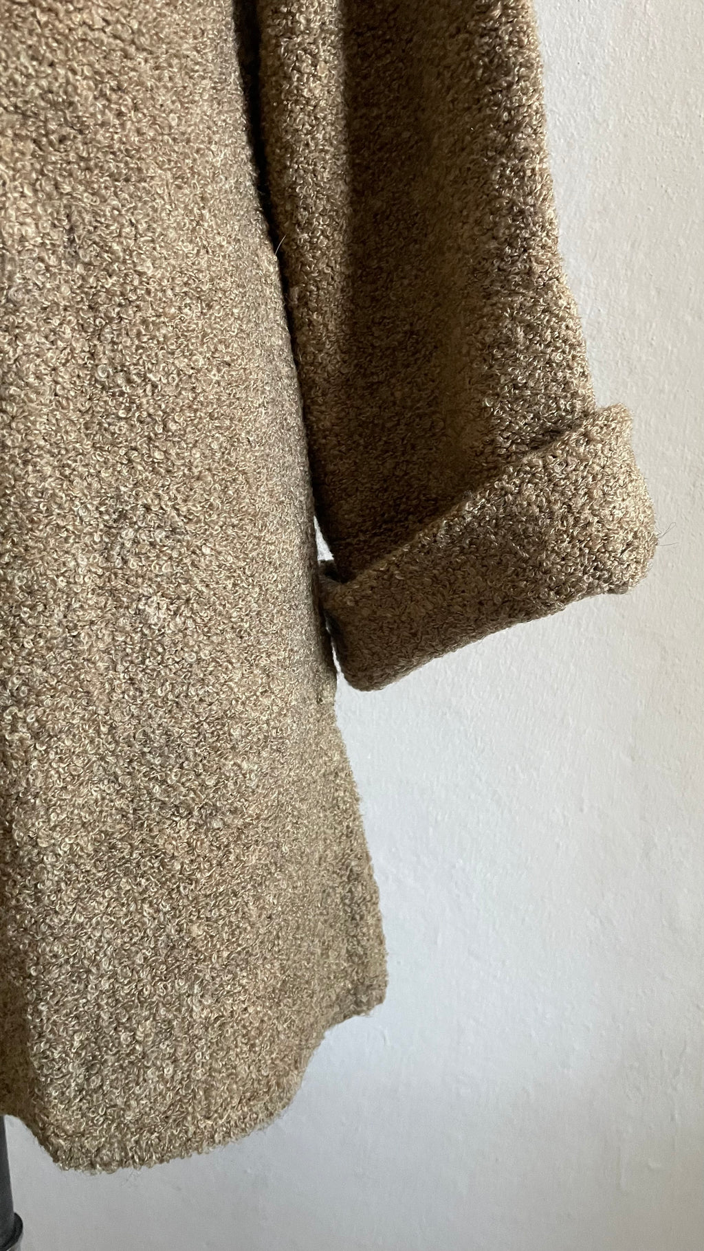 cardigan bouclè deadstock 70s