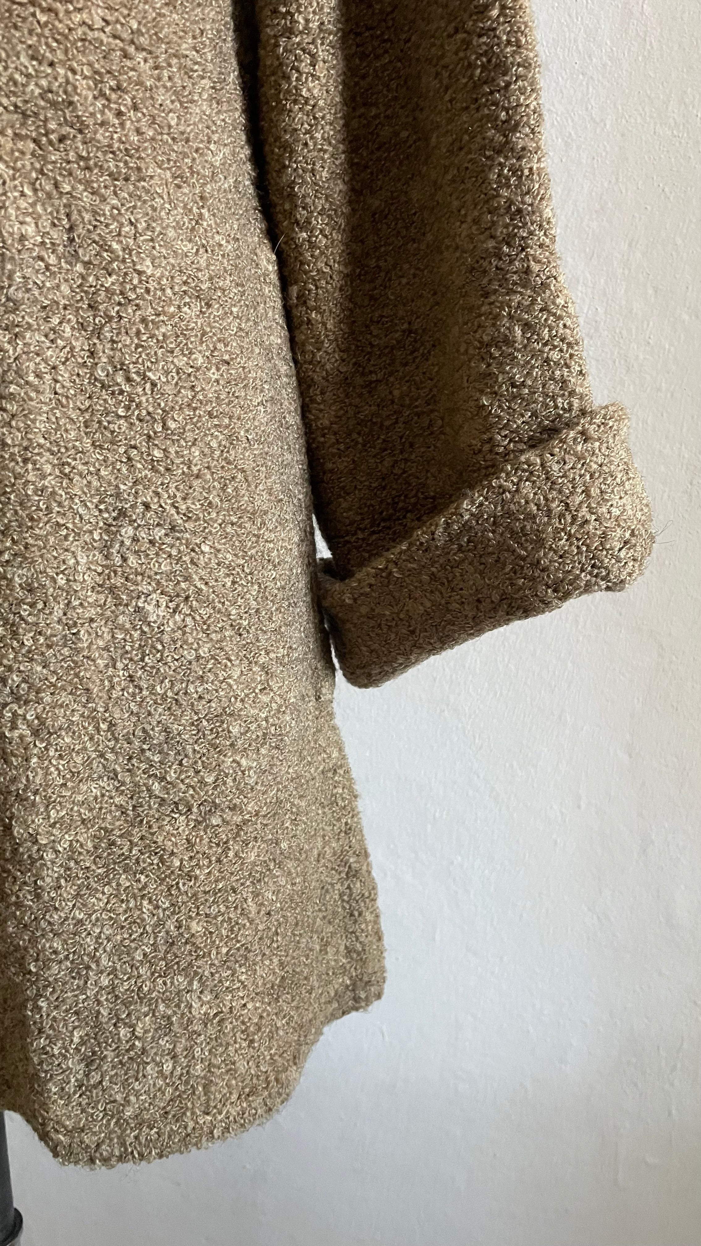 cardigan bouclè deadstock 70s