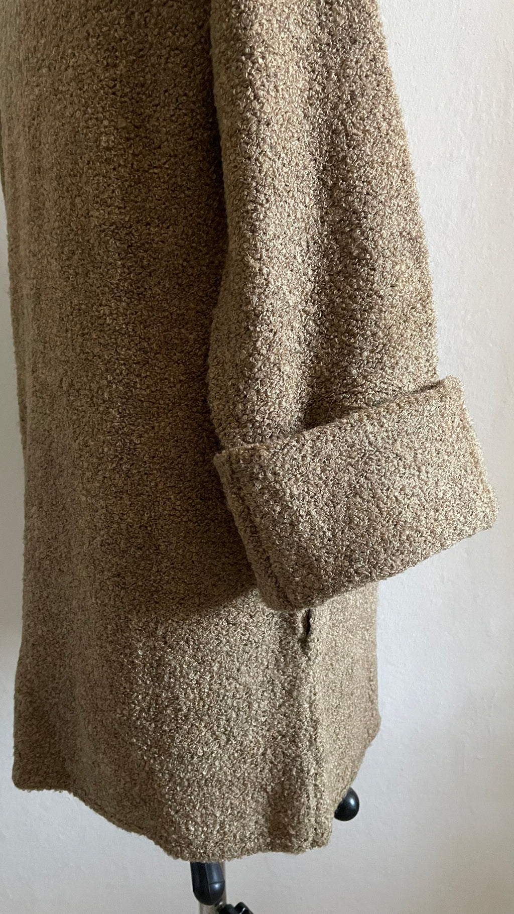 cardigan bouclè deadstock 70s