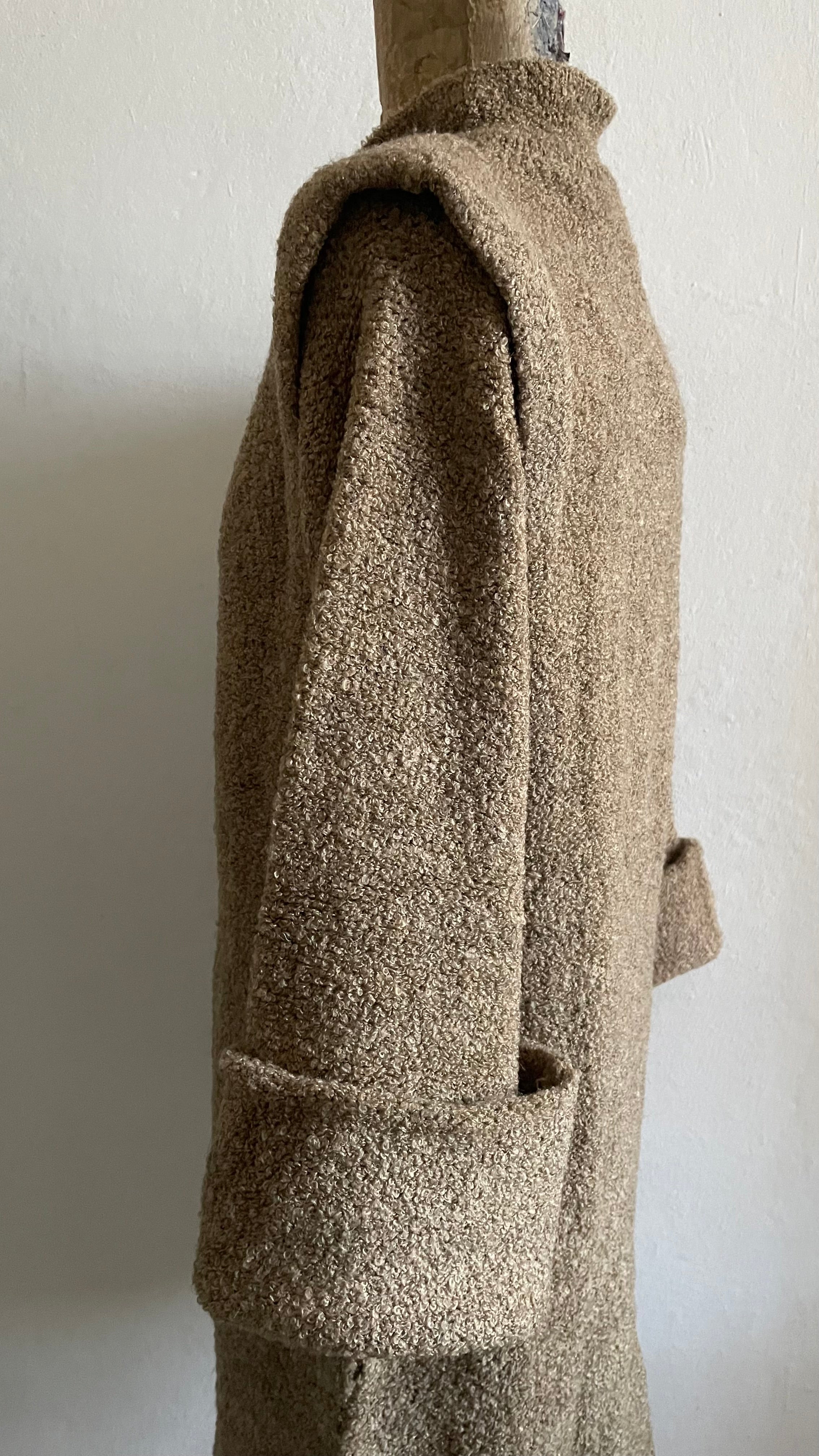 cardigan bouclè deadstock 70s