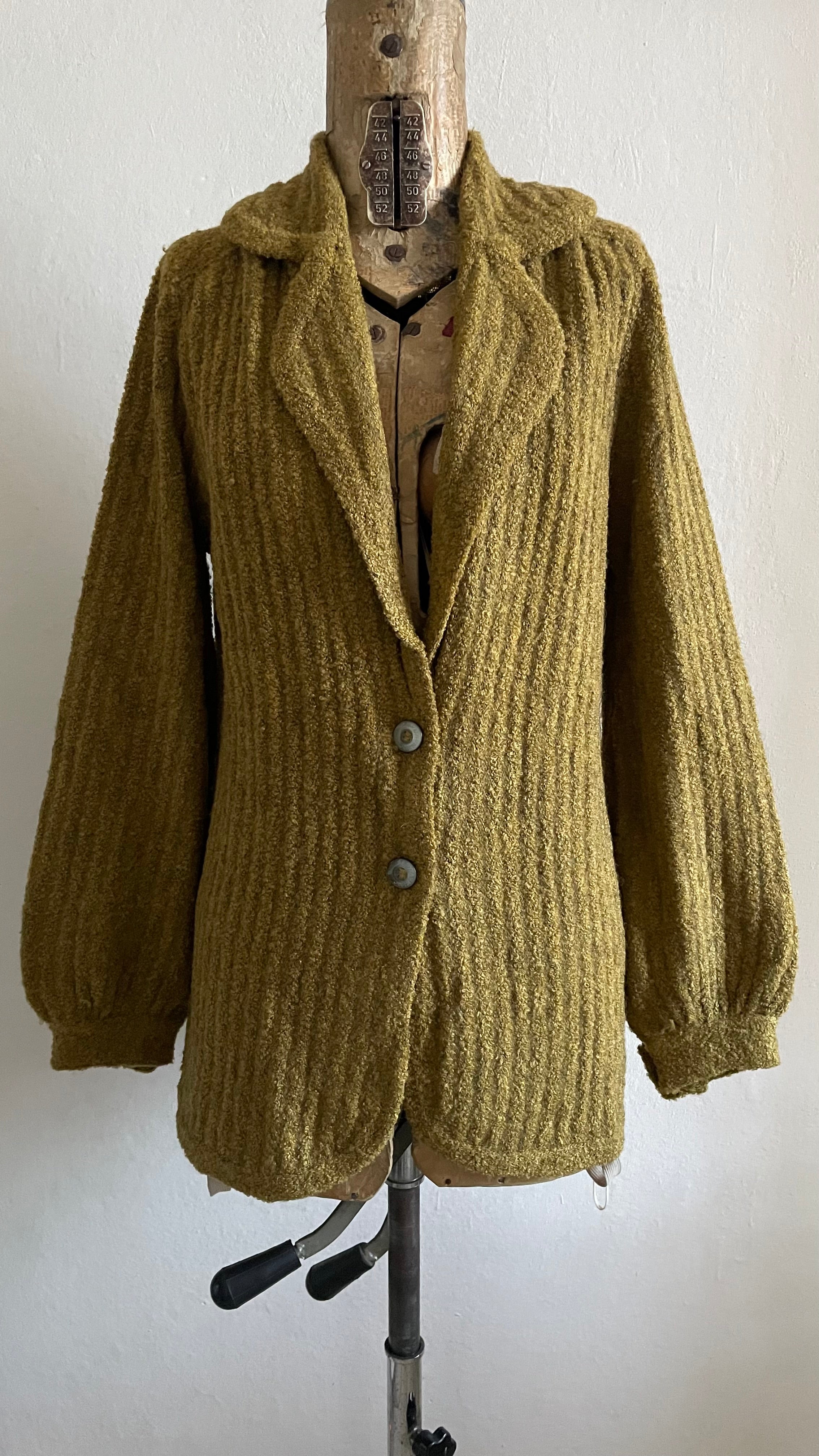 cardigan bouclè deadstock 70s