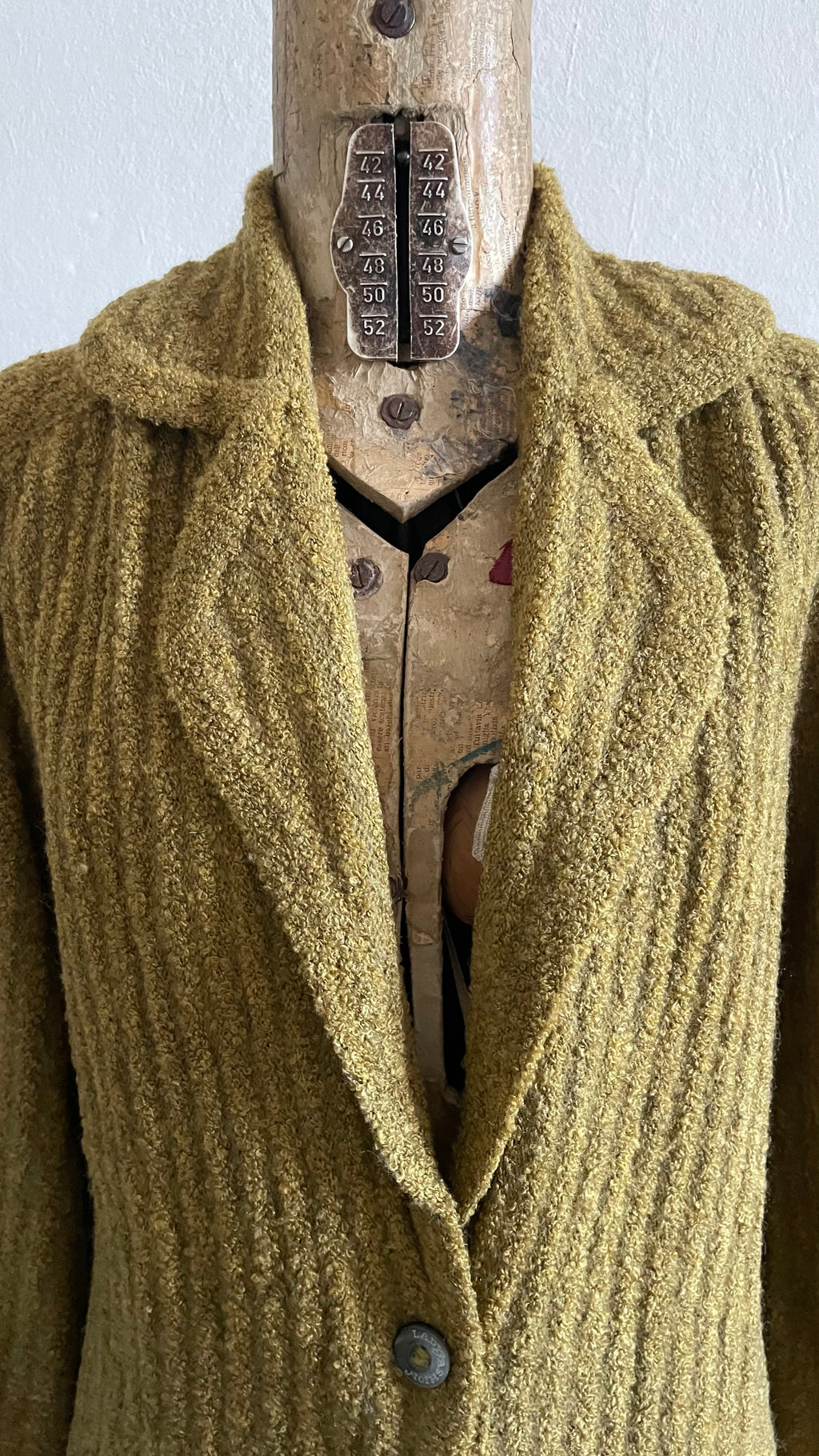 cardigan bouclè deadstock 70s