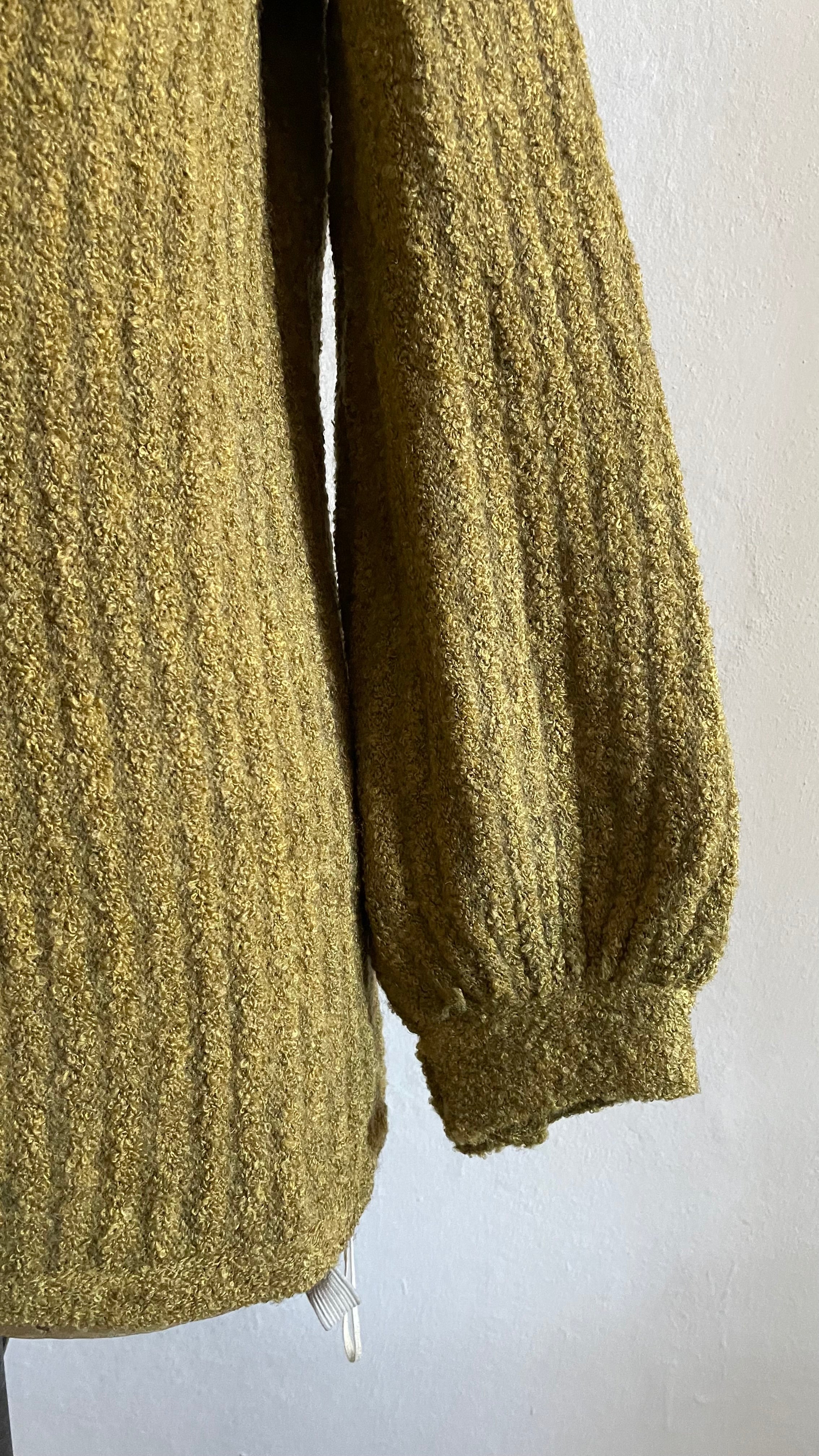 cardigan bouclè deadstock 70s