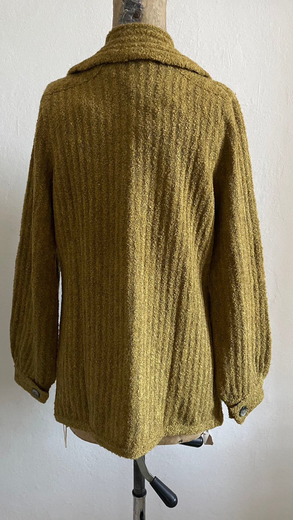 cardigan bouclè deadstock 70s