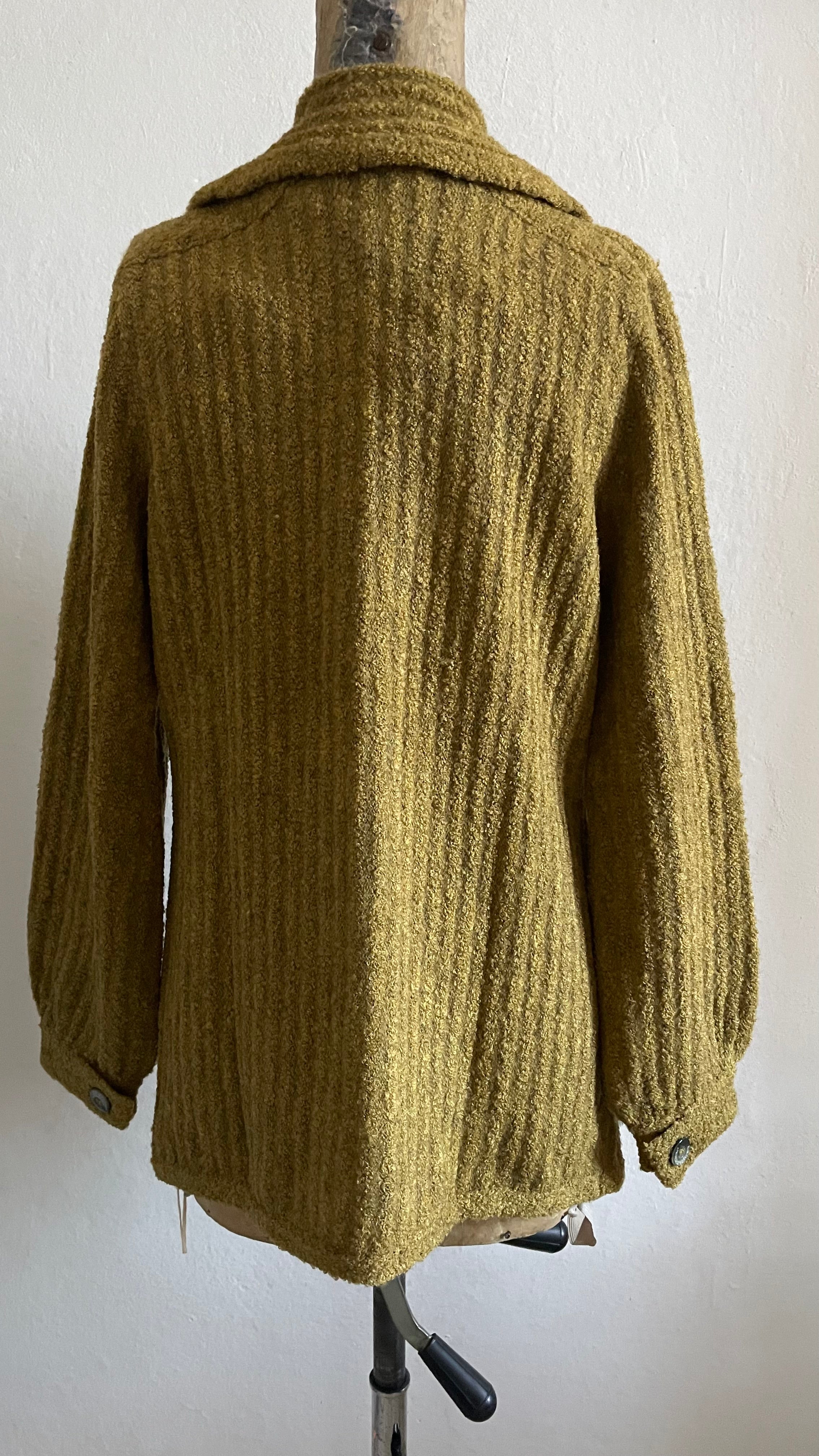 cardigan bouclè deadstock 70s