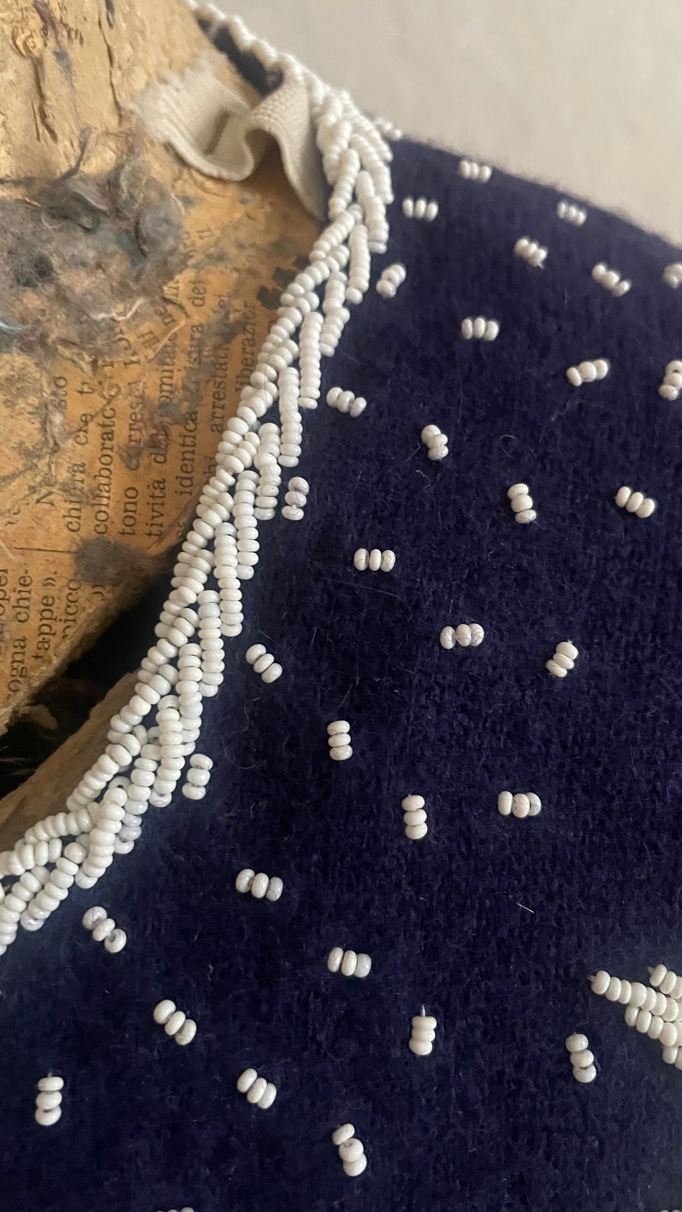 Cardigan ricamo a mano vintage 80s