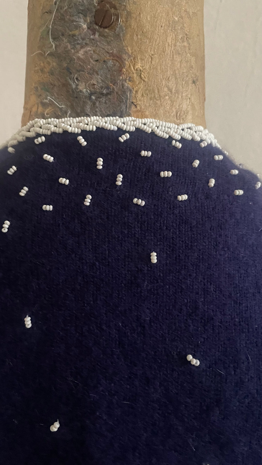 Cardigan ricamo a mano vintage 80s