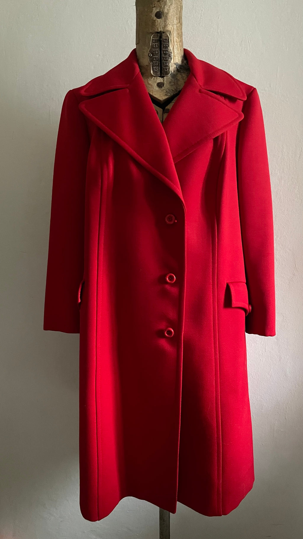 cappotto in pura lana vintage 70s