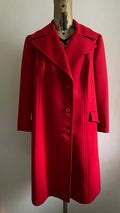 cappotto in pura lana vintage 70s