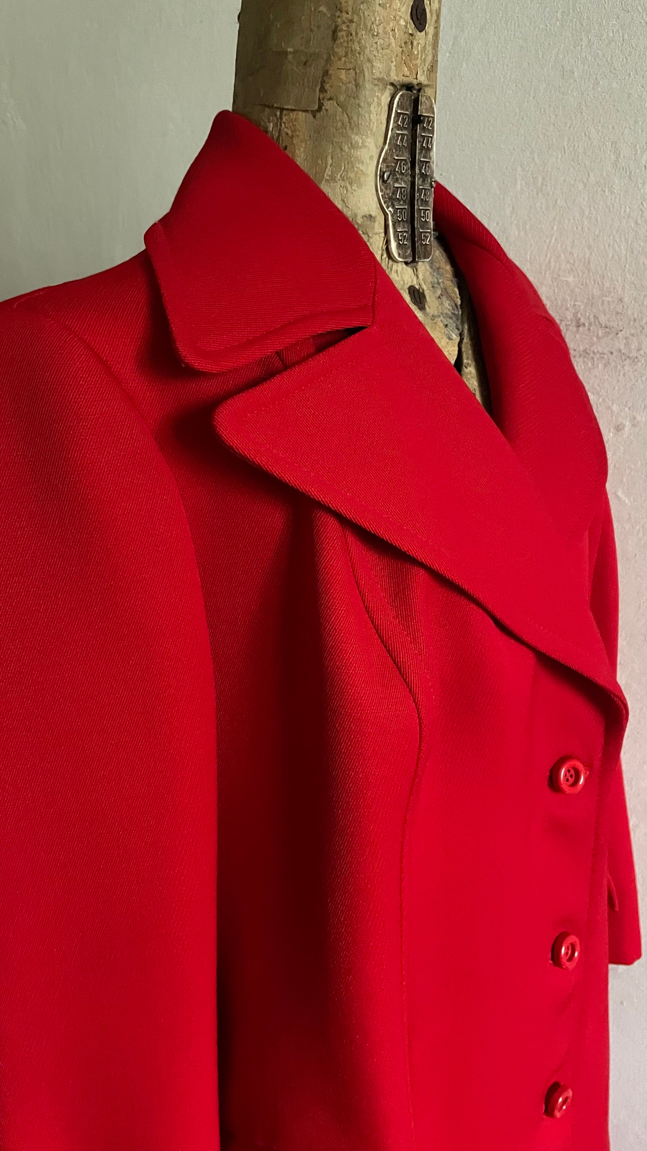 cappotto in pura lana vintage 70s