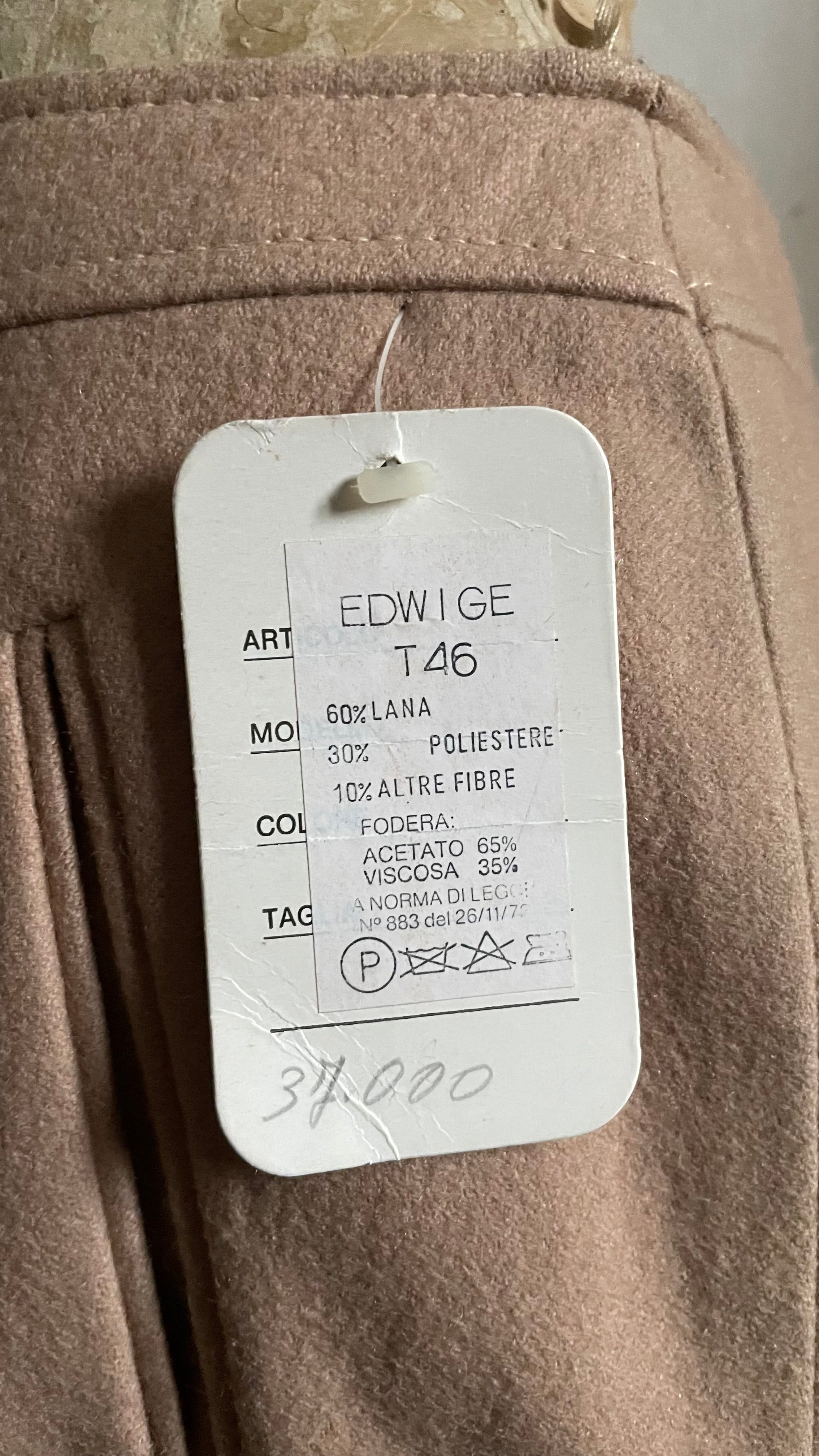 gonna in lana vintage deadstock 70s