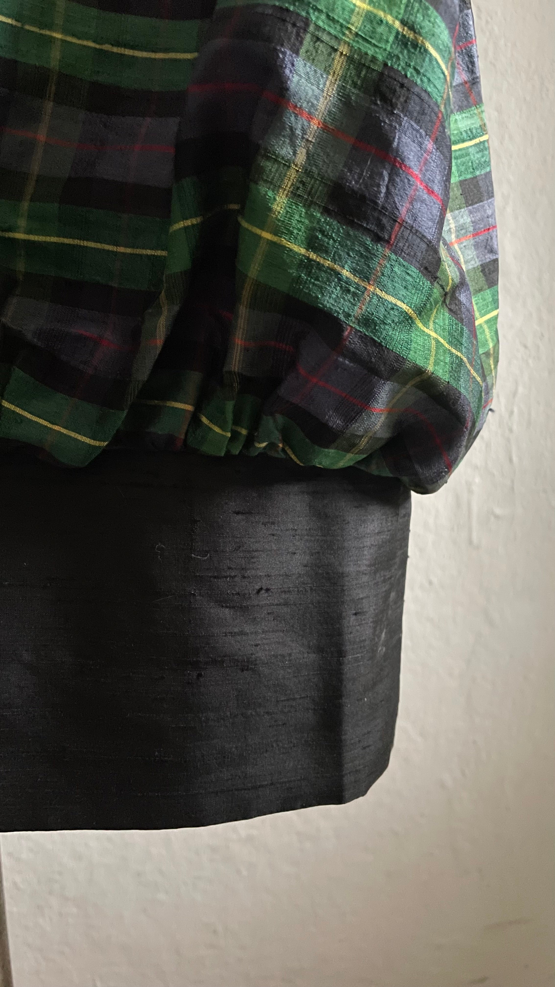 gonna in seta vintage 80s