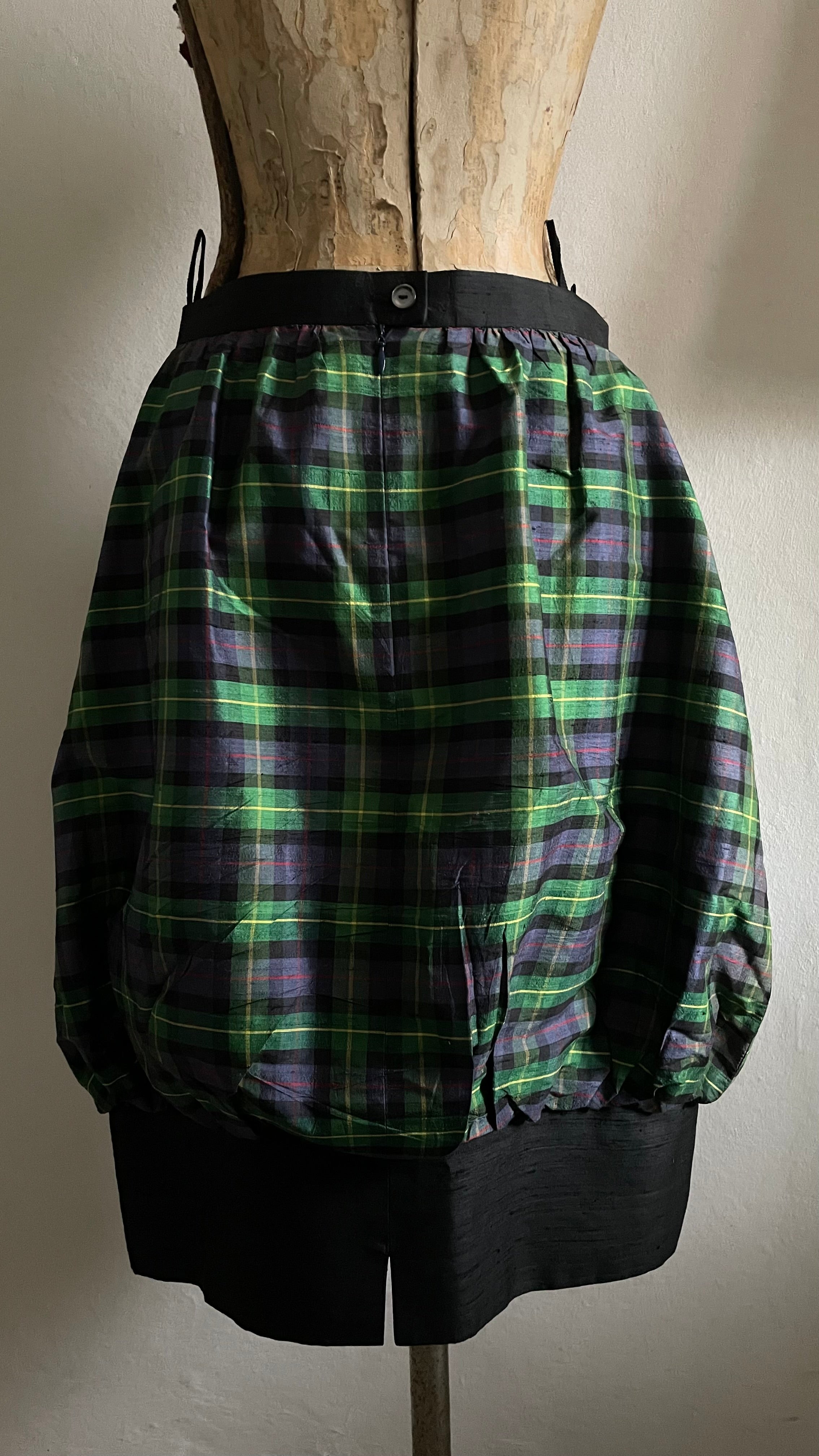 gonna in seta vintage 80s