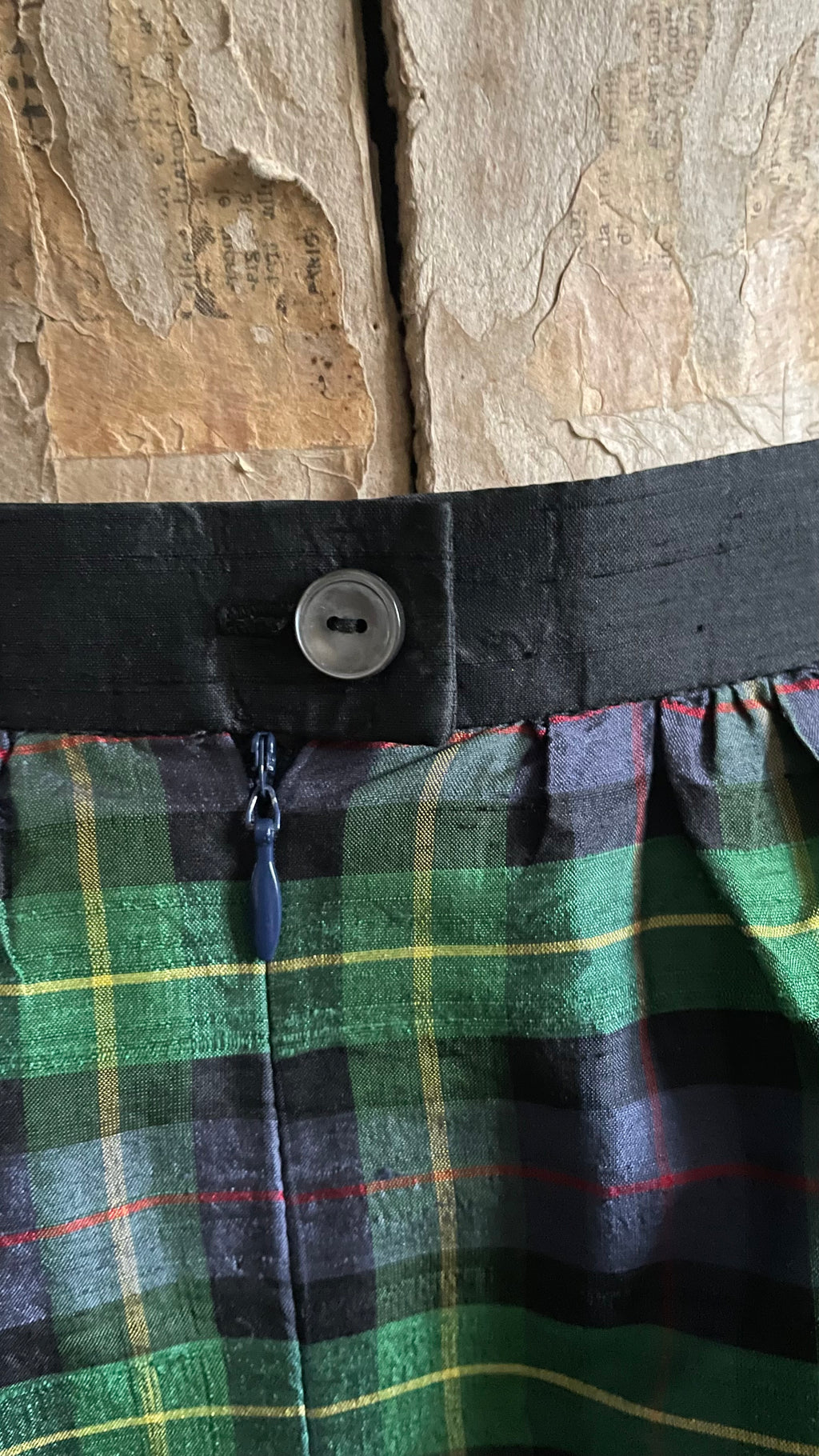 gonna in seta vintage 80s