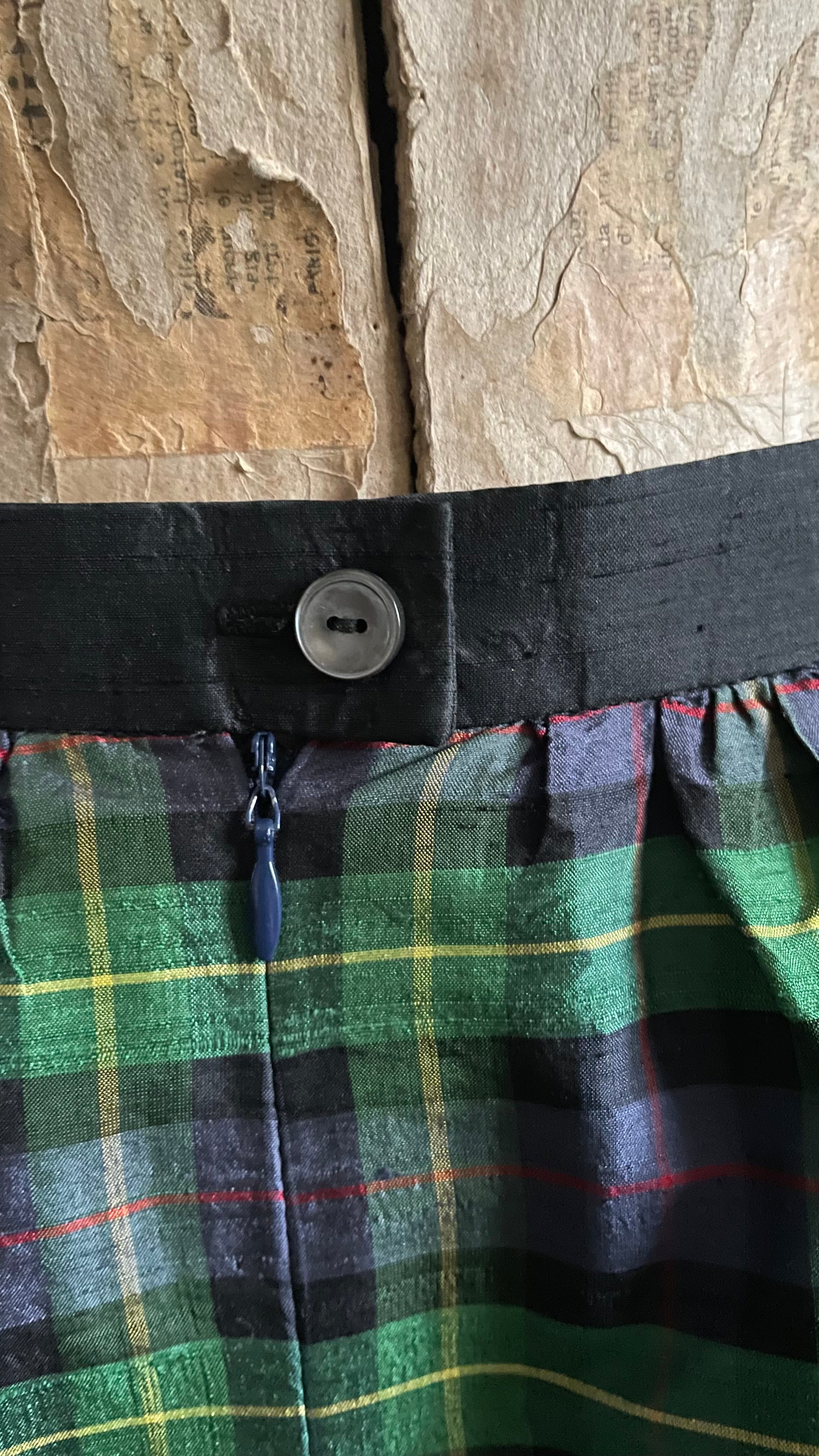 gonna in seta vintage 80s