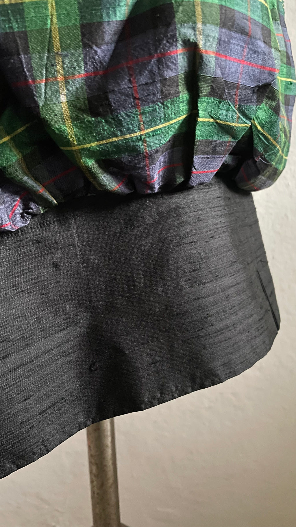 gonna in seta vintage 80s