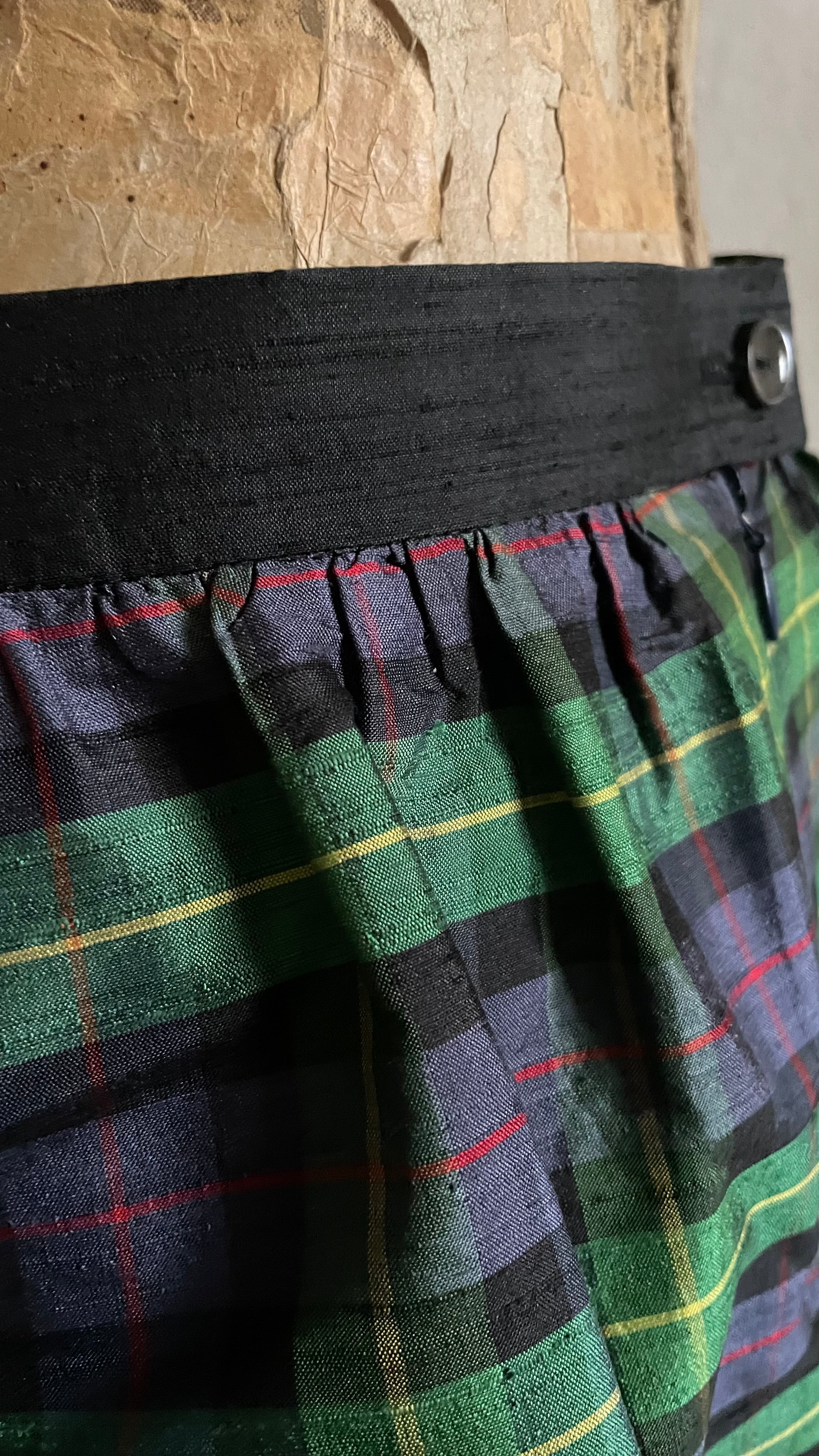 gonna in seta vintage 80s