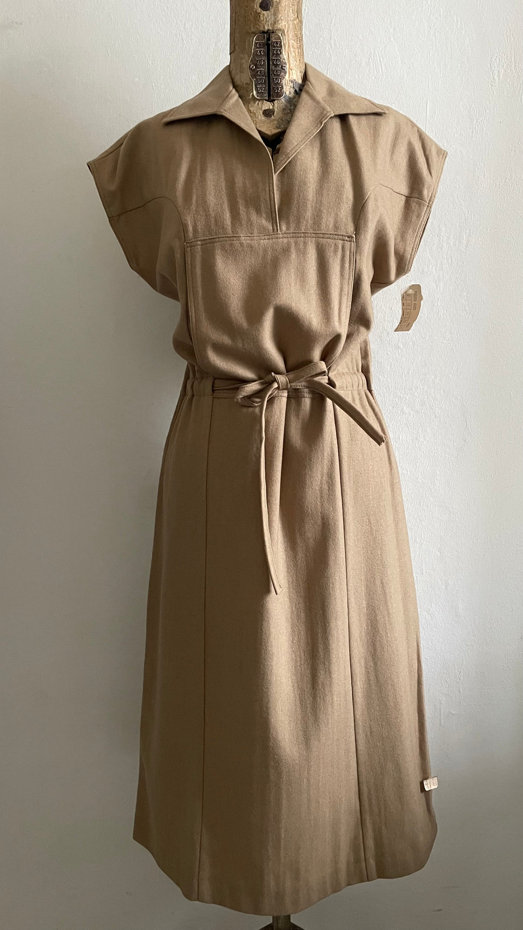 (JOANNA KRAMER1) scamiciato vintage 70s nuovo da deadstock joanna