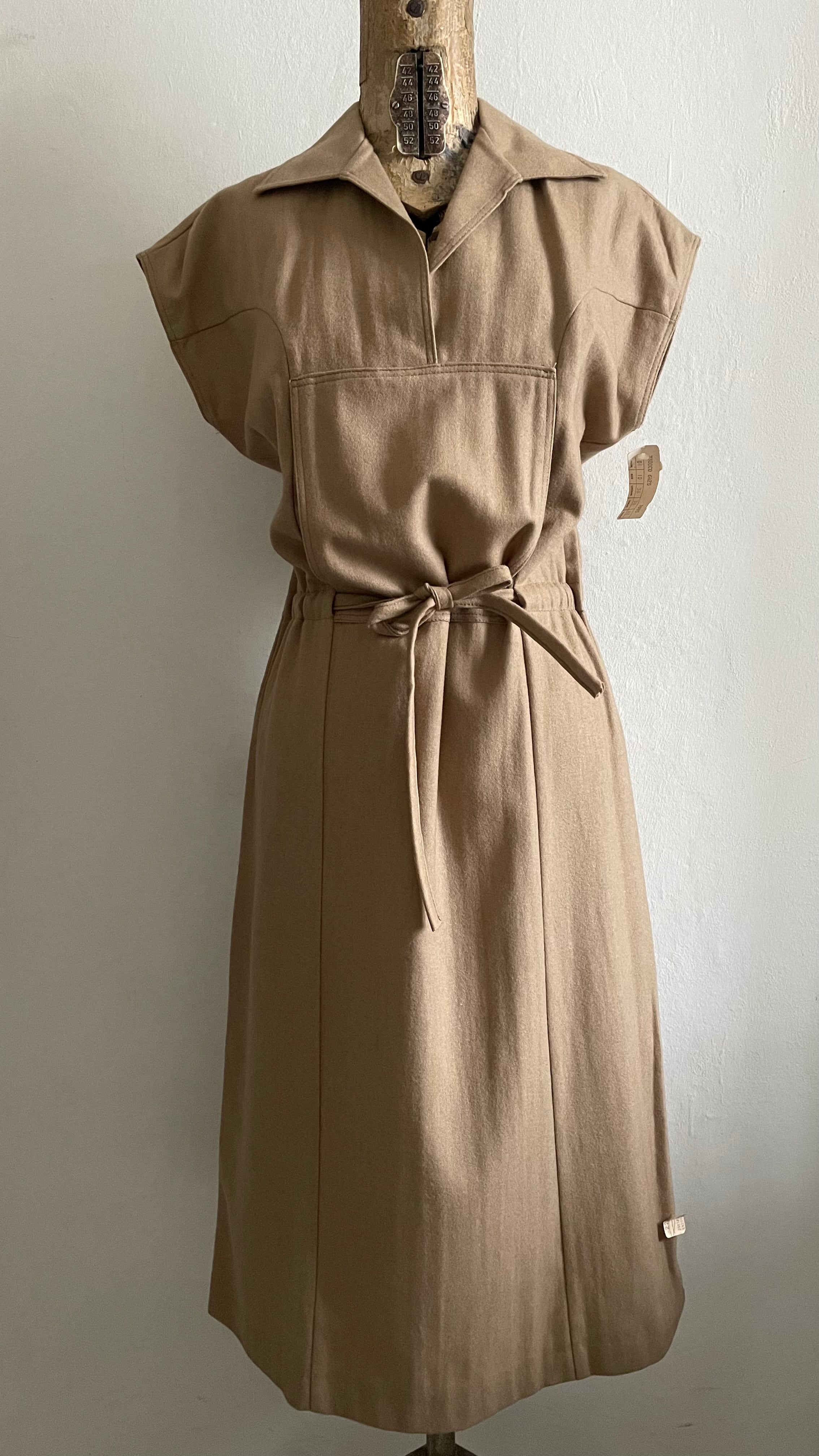 (JOANNA KRAMER1) scamiciato vintage 70s nuovo da deadstock joanna