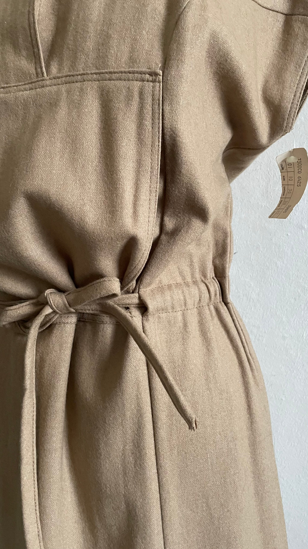 (JOANNA KRAMER1) scamiciato vintage 70s nuovo da deadstock joanna