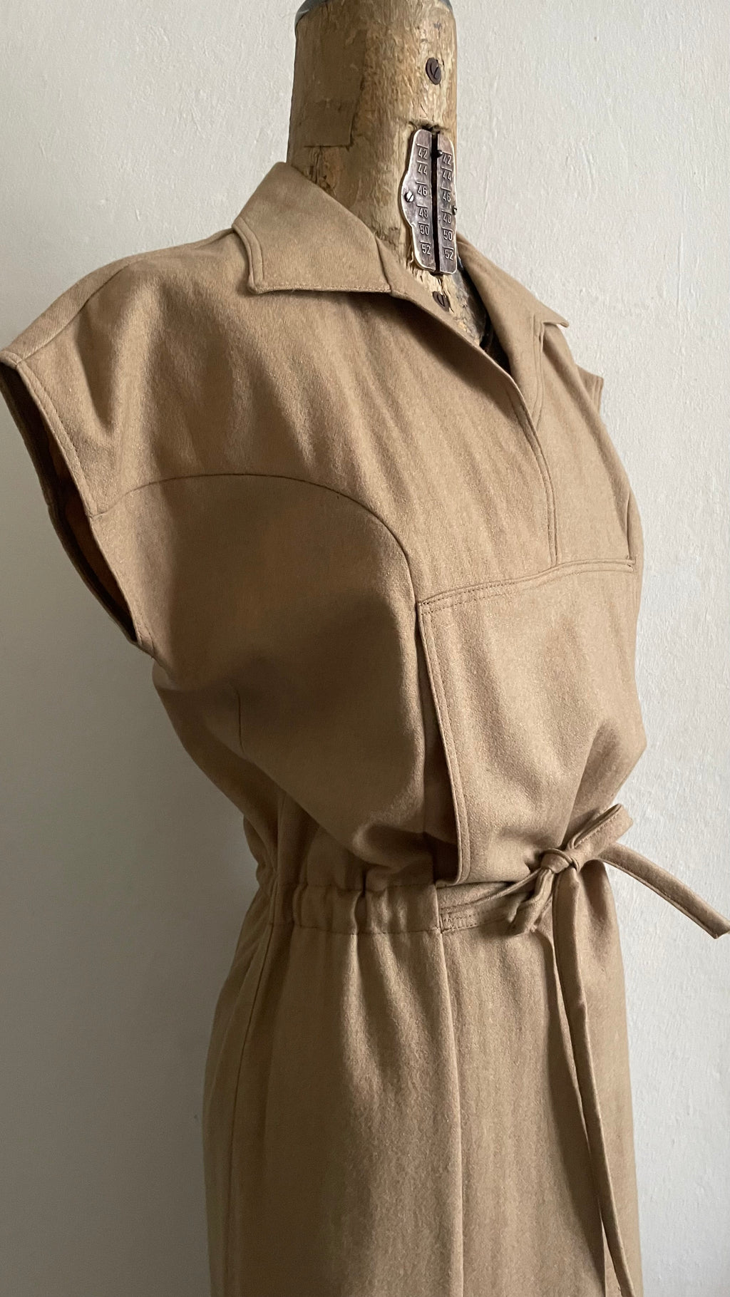 (JOANNA KRAMER1) scamiciato vintage 70s nuovo da deadstock joanna
