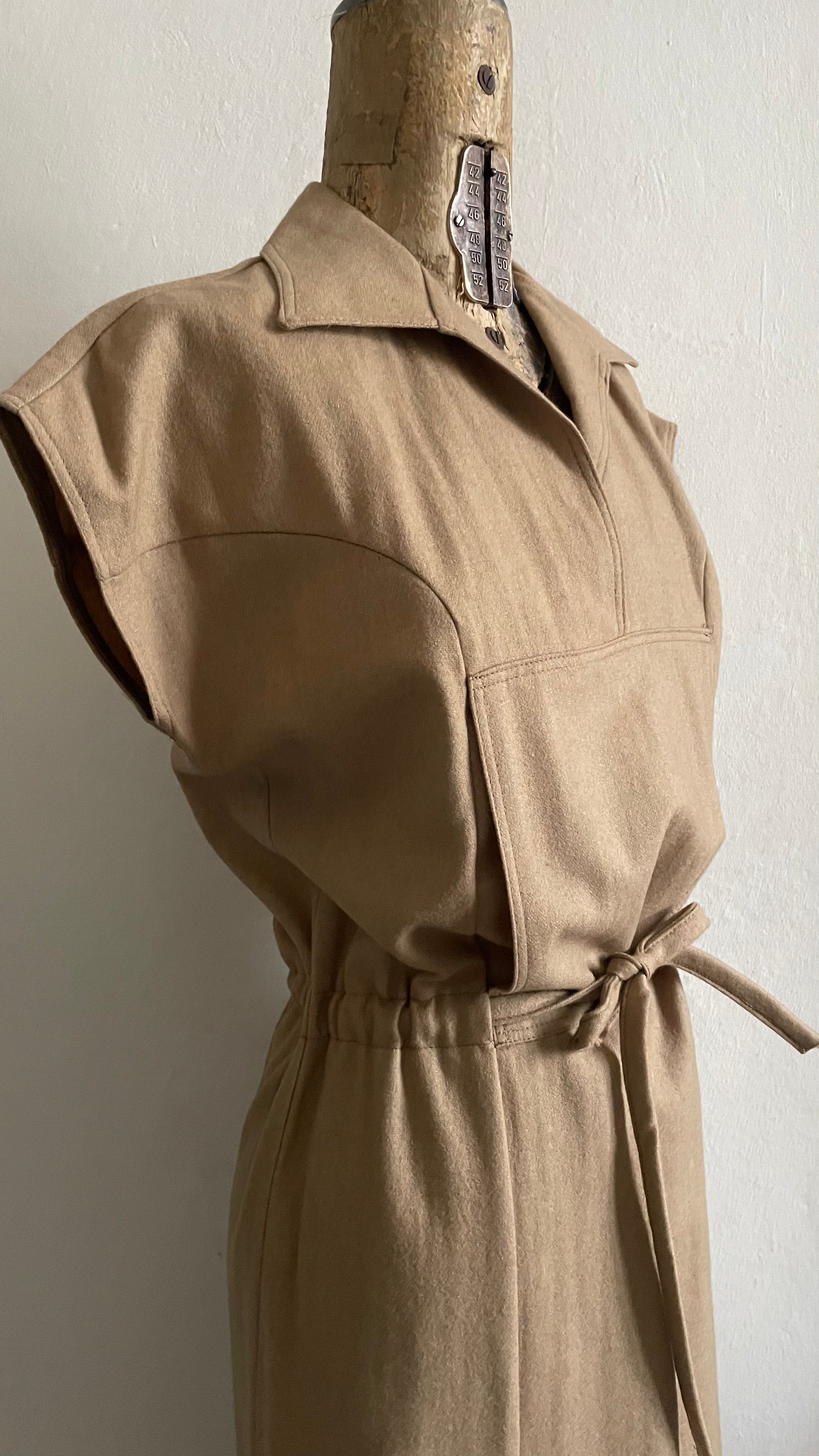 (JOANNA KRAMER1) scamiciato vintage 70s nuovo da deadstock joanna