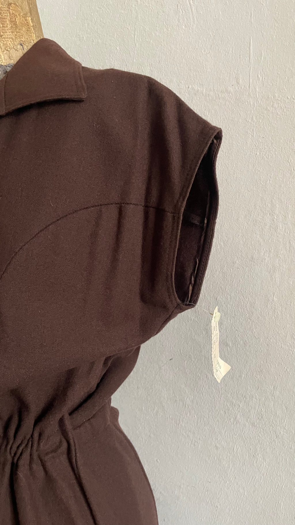 (JOANNA KRAMER2) abito deadstock vintage anni Settanta.