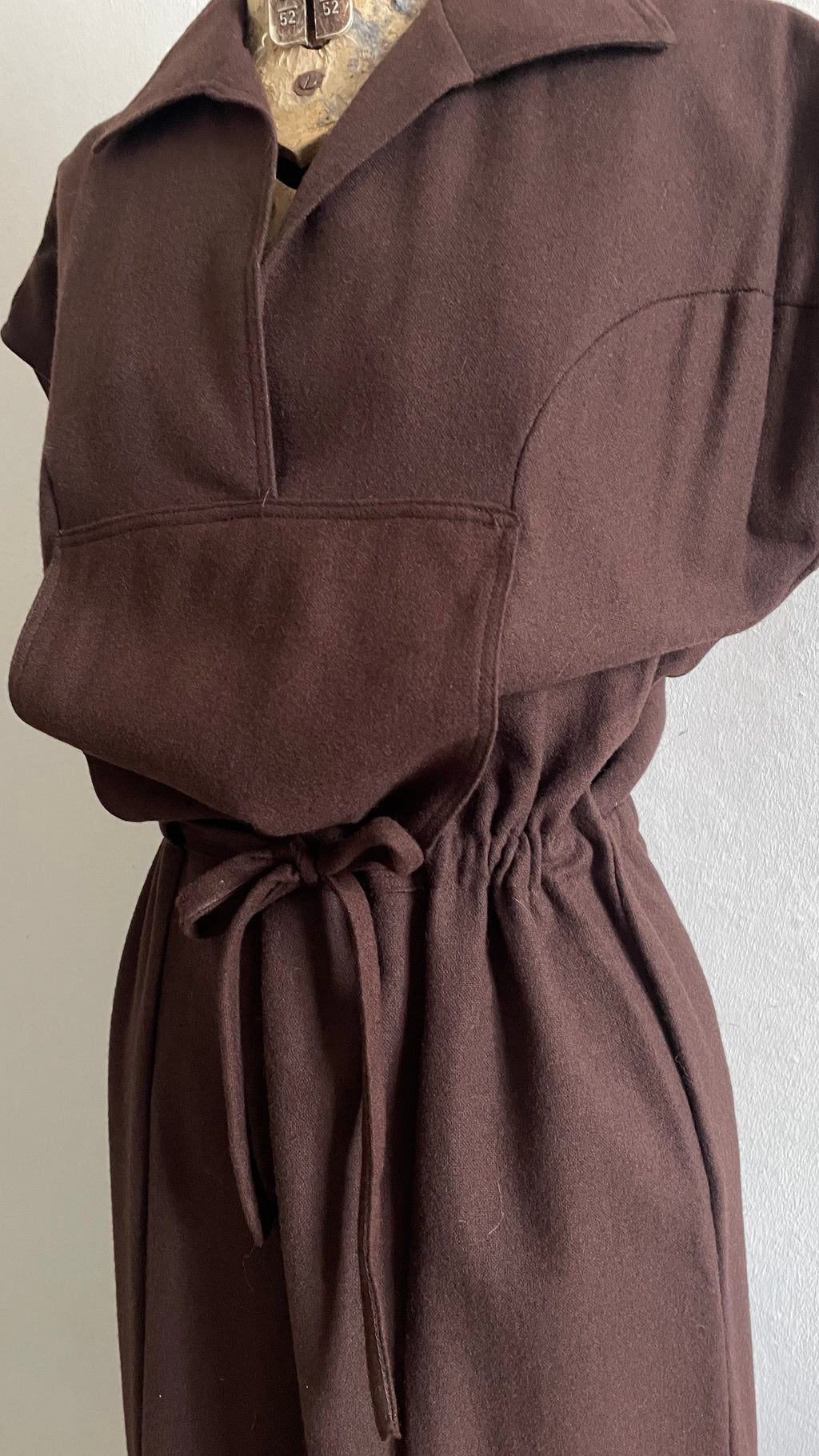 (JOANNA KRAMER2) abito deadstock vintage anni Settanta.