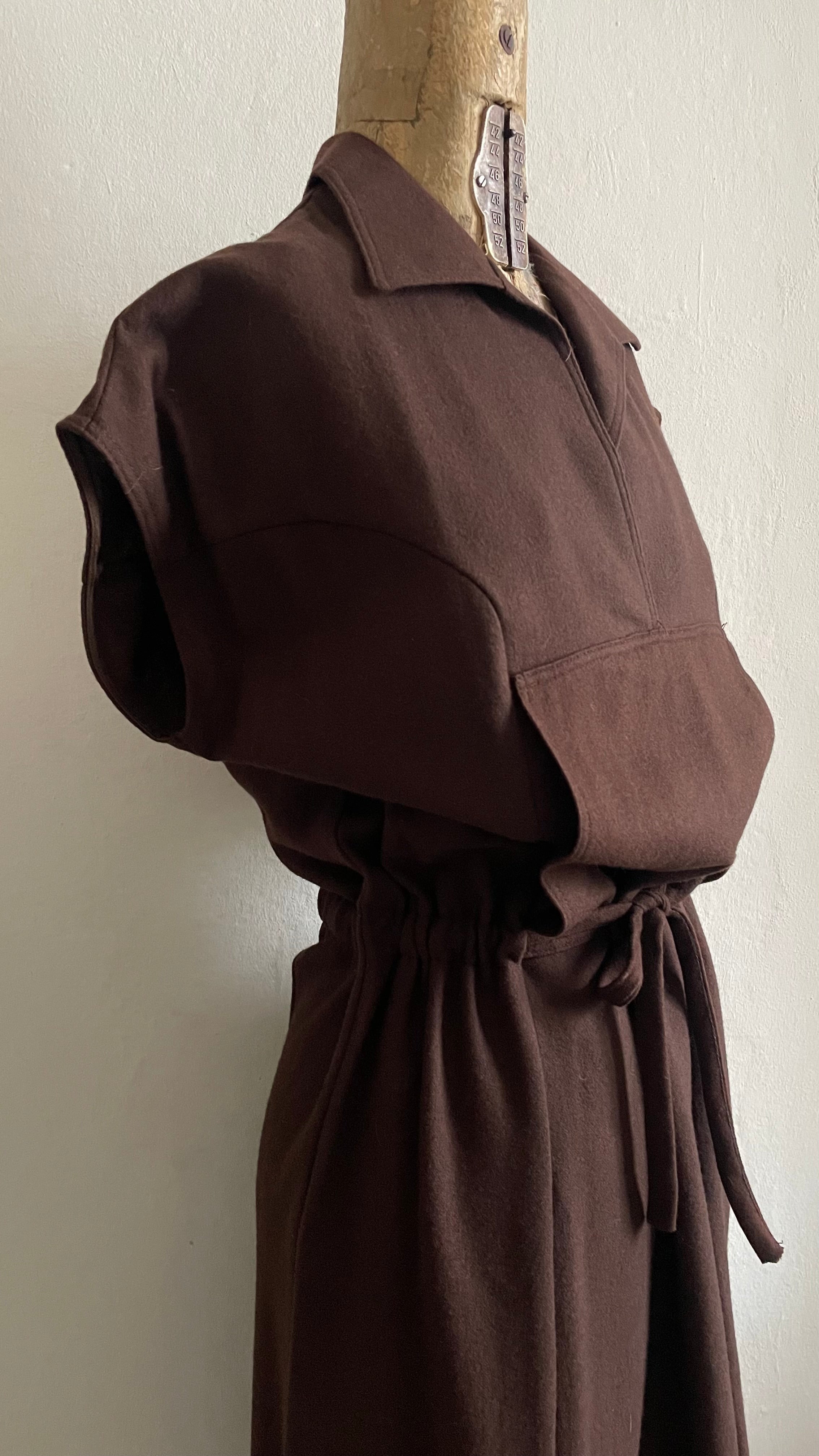 (JOANNA KRAMER2) abito deadstock vintage anni Settanta.