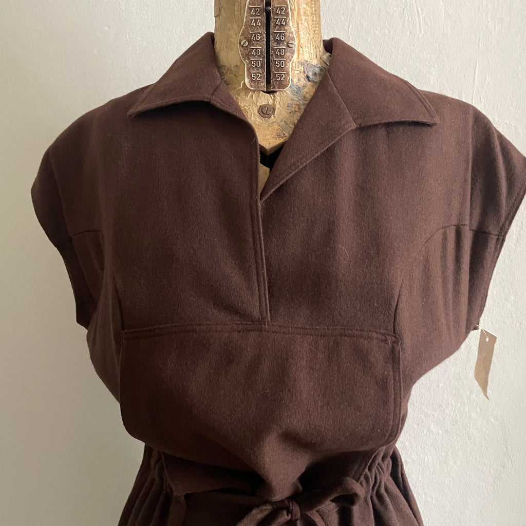 (JOANNA KRAMER2) abito deadstock vintage anni Settanta.