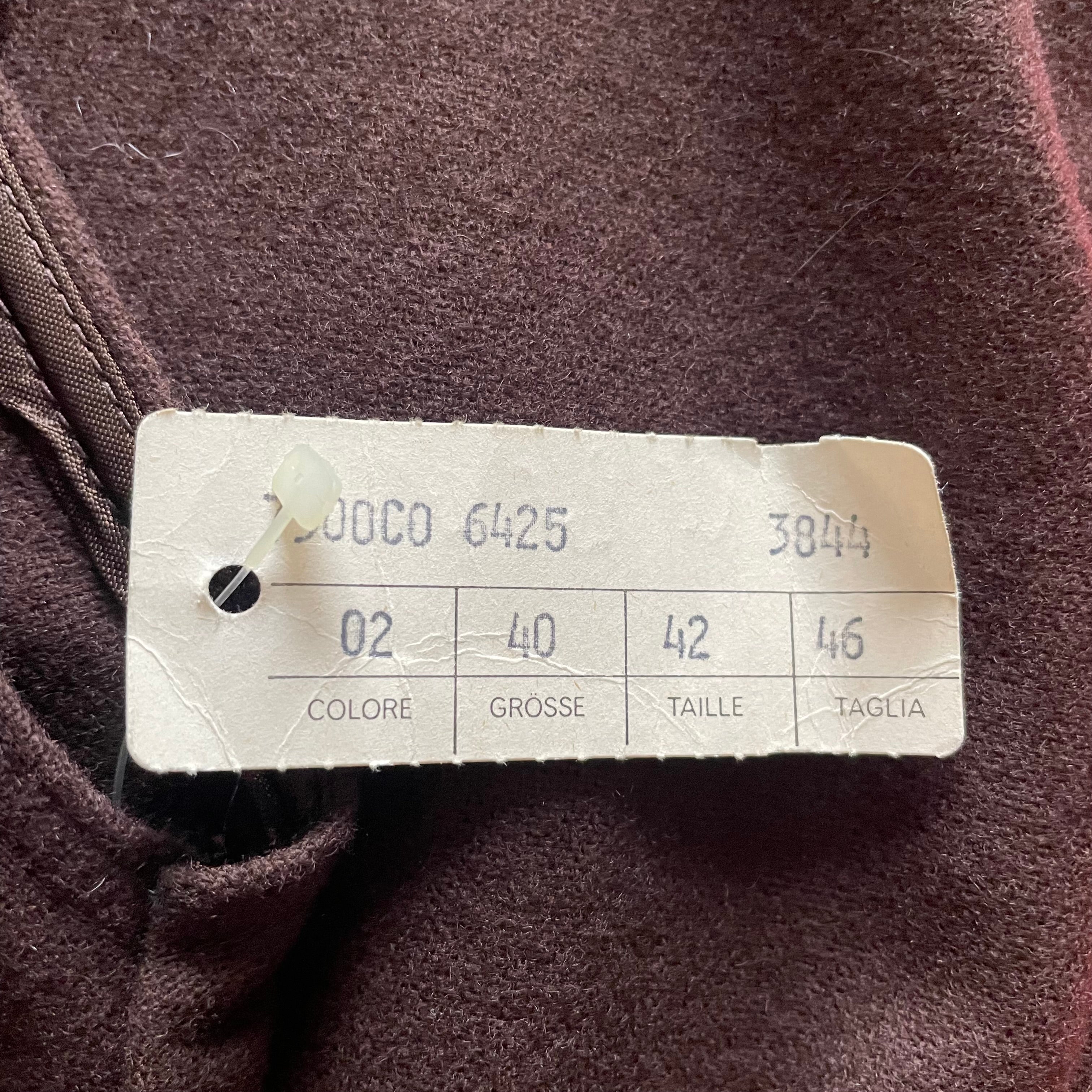(JOANNA KRAMER2) abito deadstock vintage anni Settanta.
