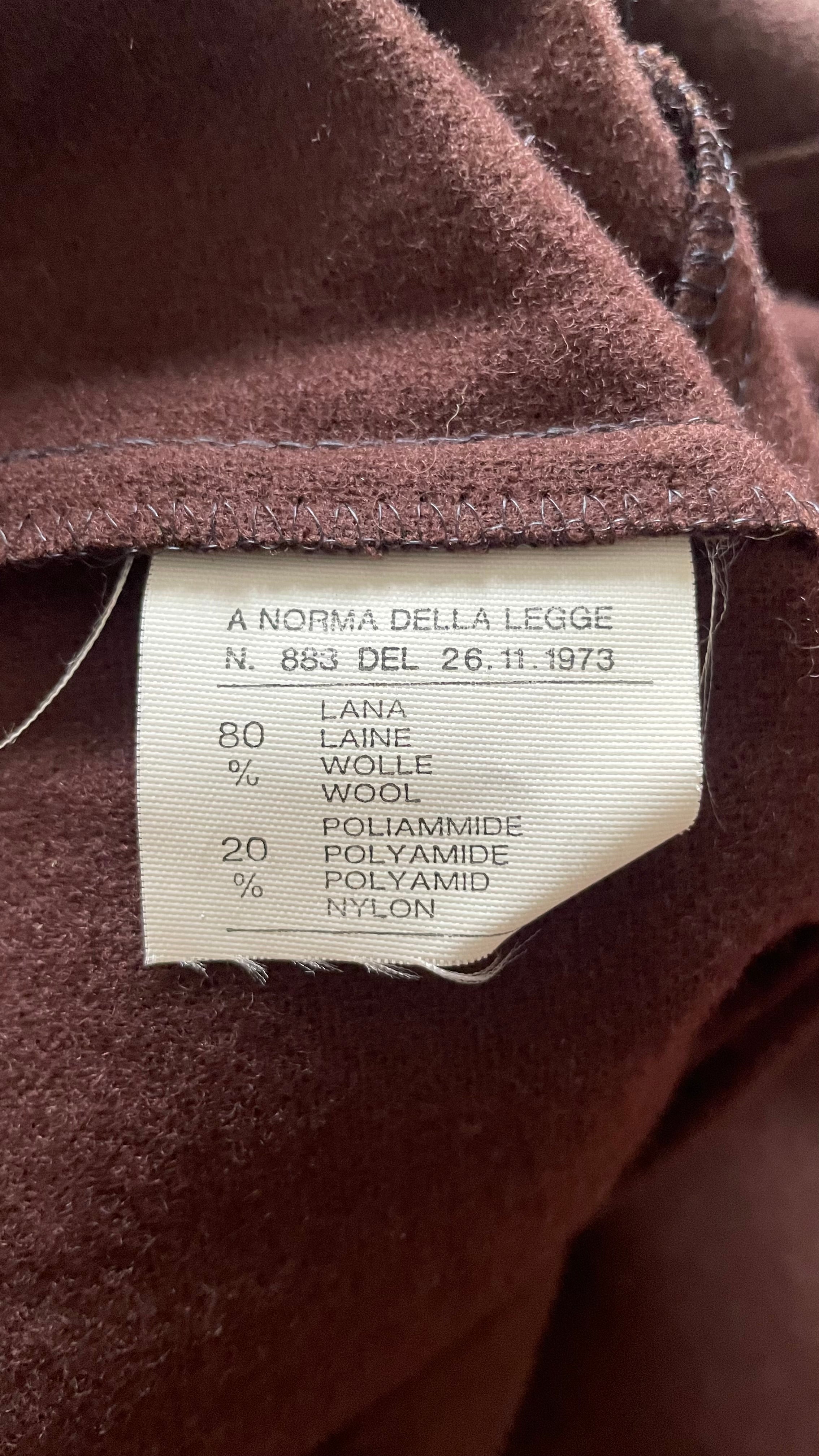 (JOANNA KRAMER2) abito deadstock vintage anni Settanta.