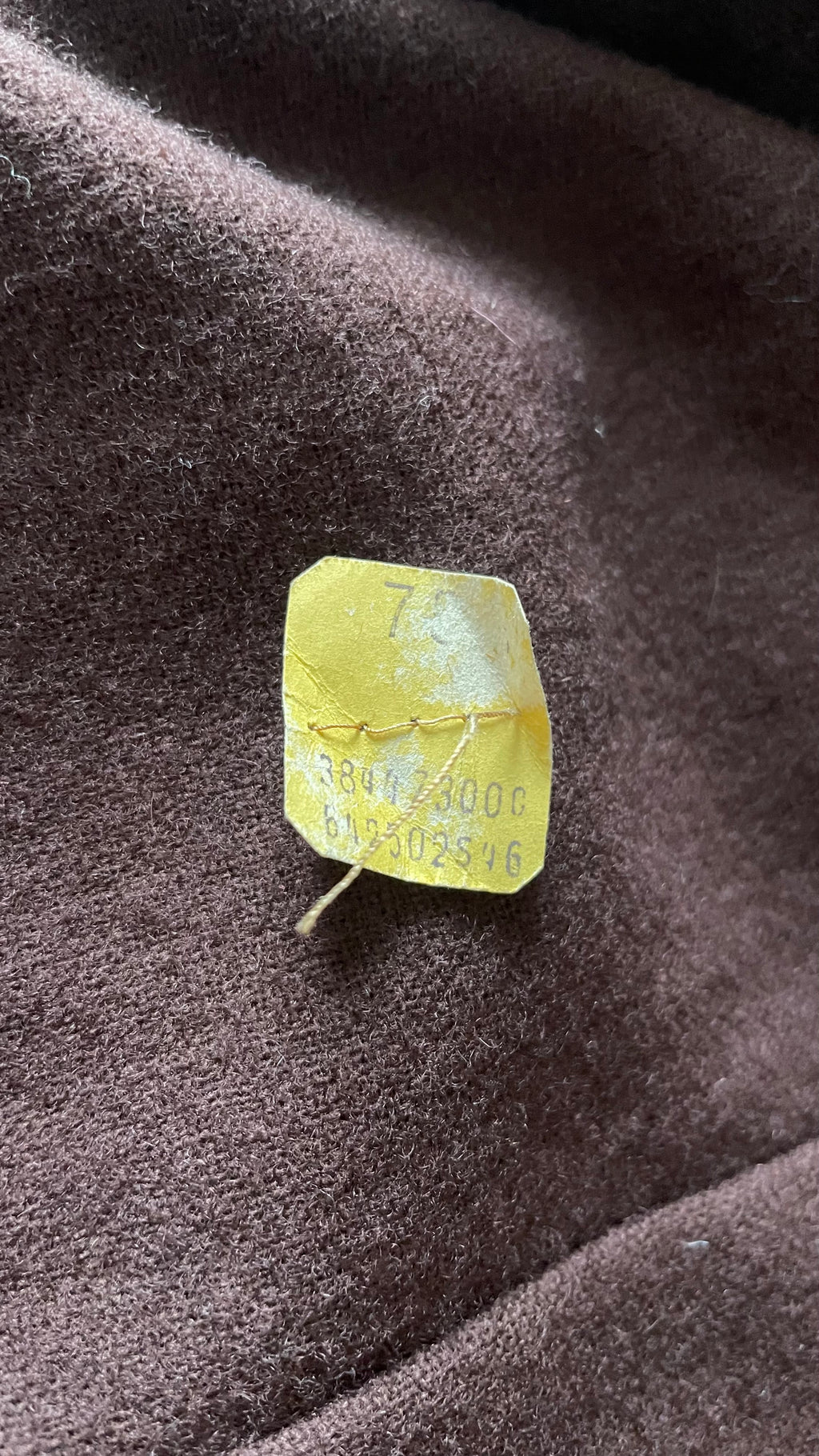 (JOANNA KRAMER2) abito deadstock vintage anni Settanta.