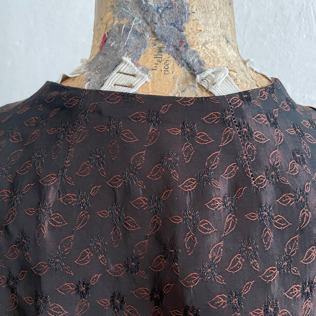 (CLAUDETTE COLBERT) Abito sartoriale vintage anni Cinquanta
