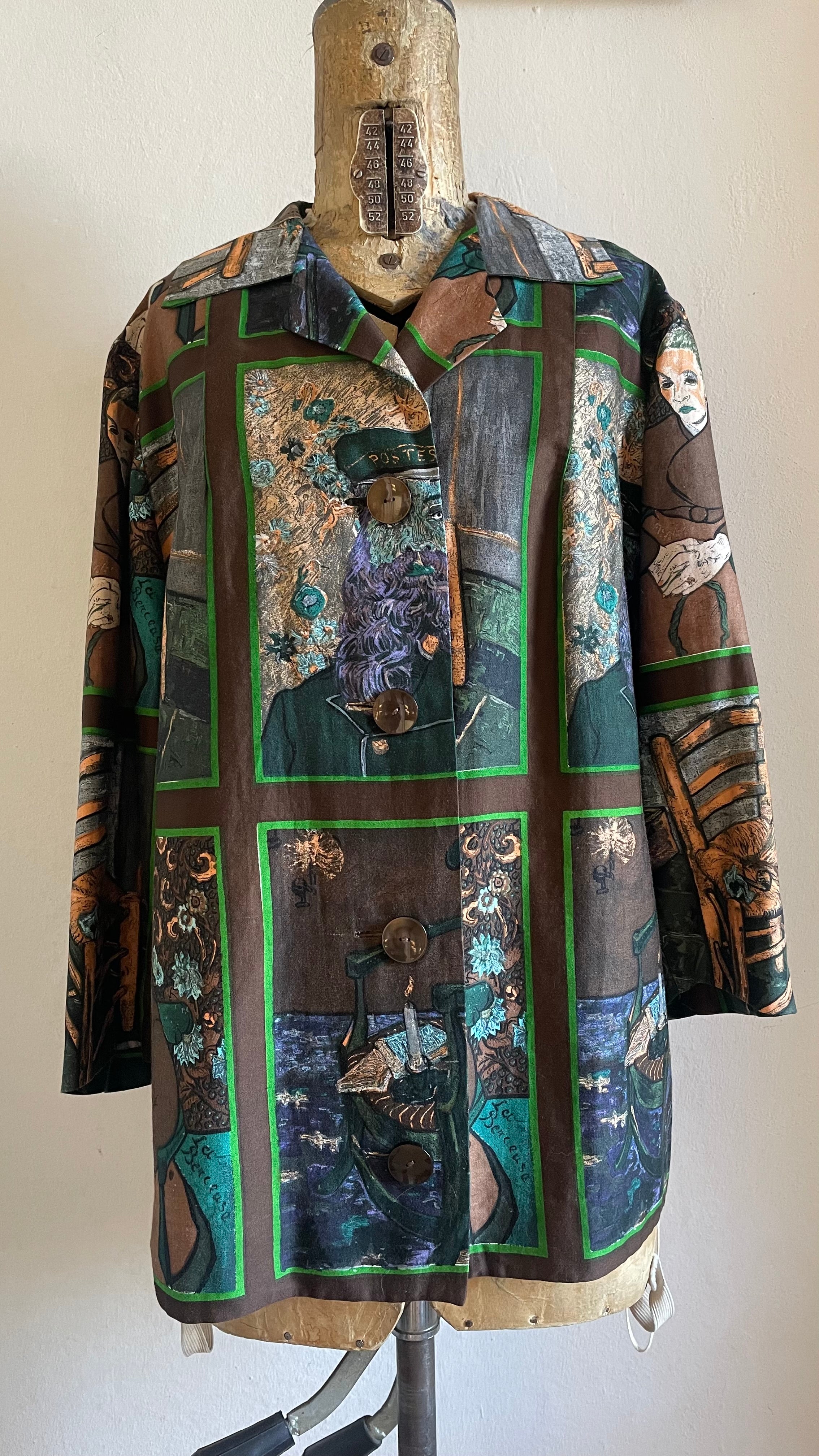 (AUGUSTINE ROULIN) camicetta vintage 60s sartoriale