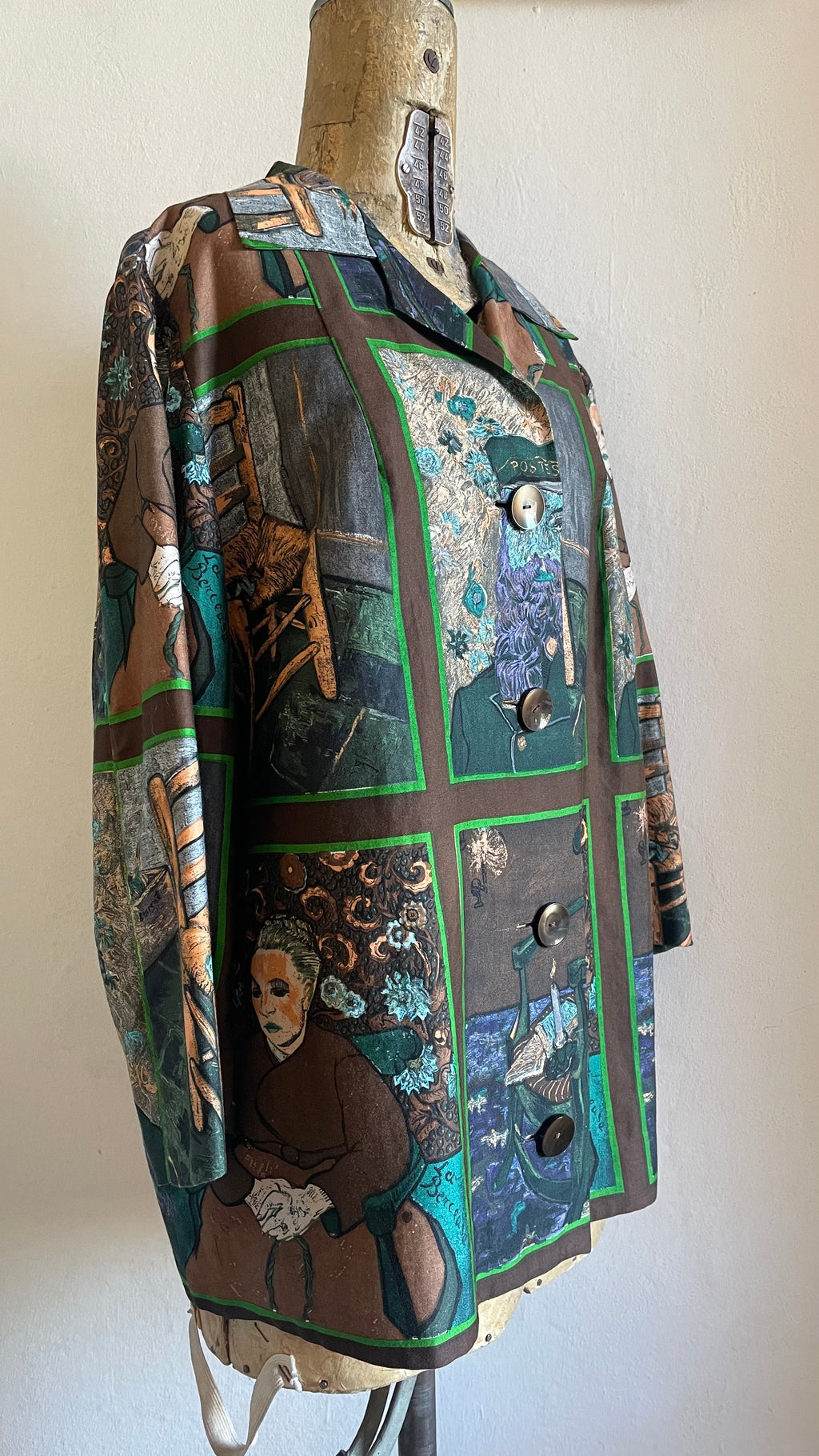 (AUGUSTINE ROULIN) camicetta vintage 60s sartoriale