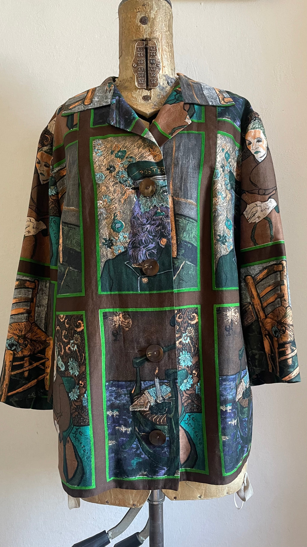 (AUGUSTINE ROULIN) camicetta vintage 60s sartoriale