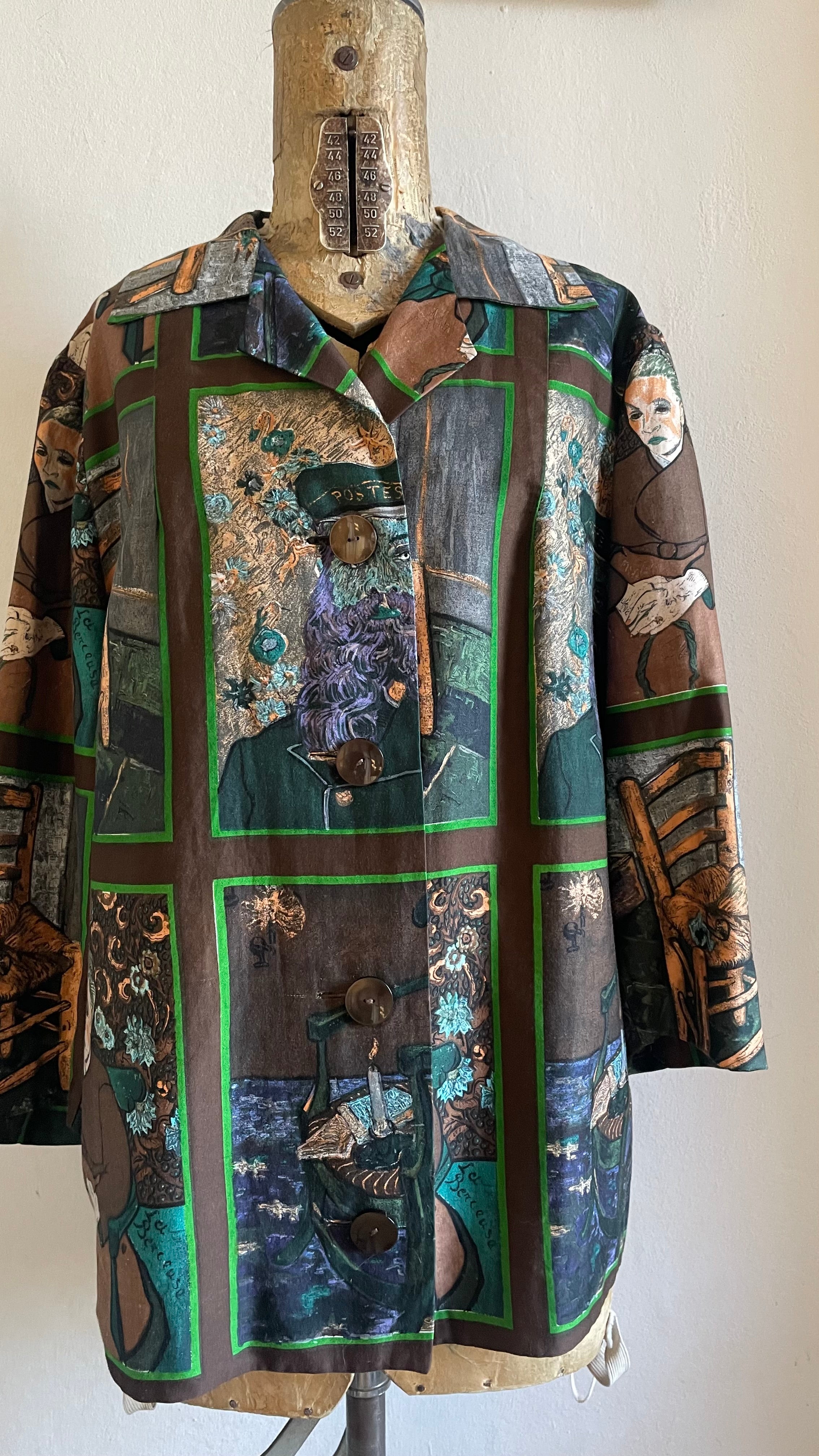 (AUGUSTINE ROULIN) camicetta vintage 60s sartoriale